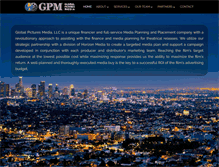 Tablet Screenshot of globalpicturesmedia.com